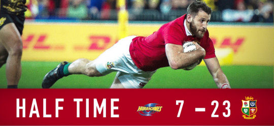 Hurricanes v British Lions HT 2017